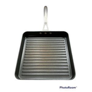 Calphalon Contemporary Nonstick Large Square Skillet Griddle Pan with Ridges 11"